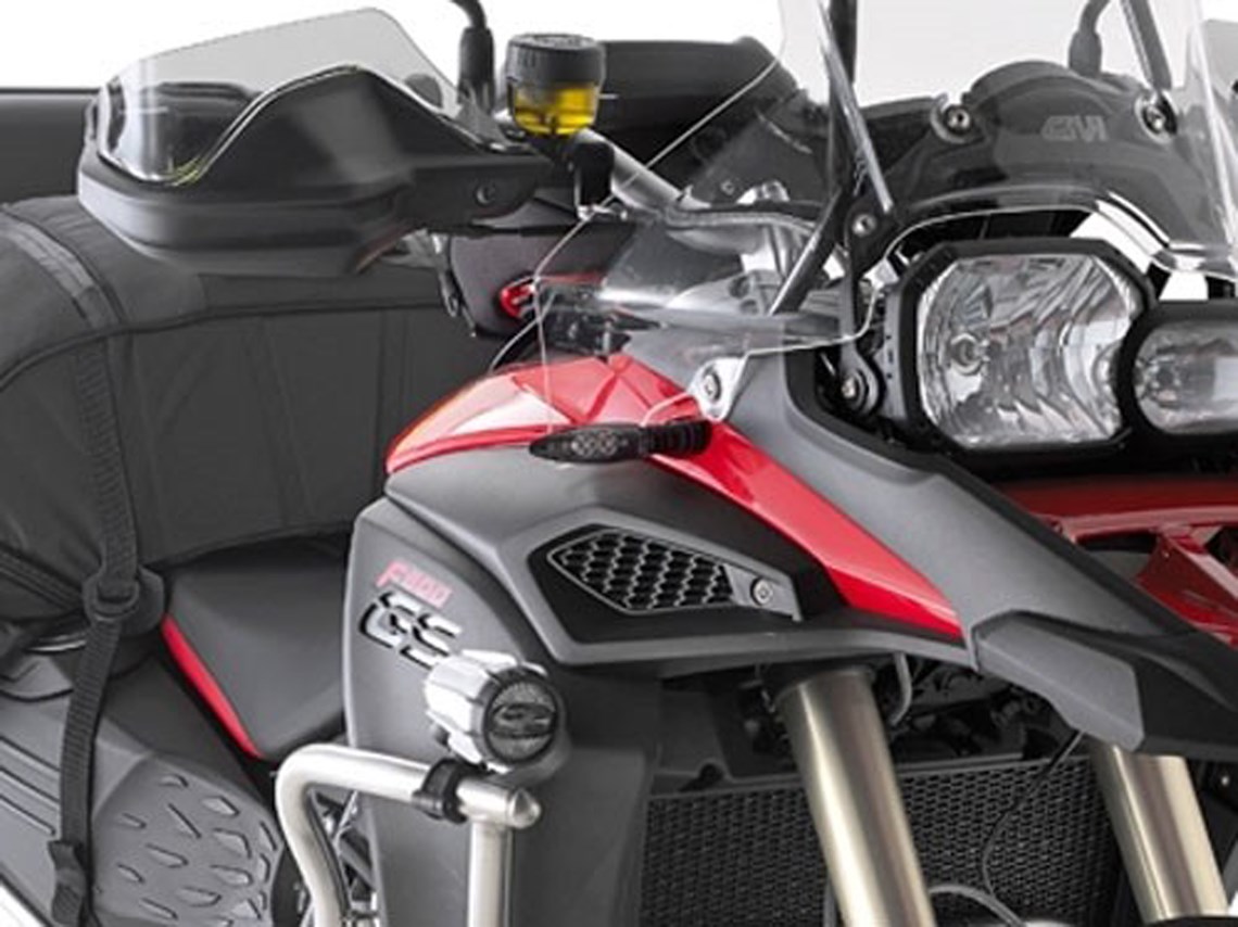 GiVi hand guard extenders (tint) - R1200GS LC, R1200 Adventure LC