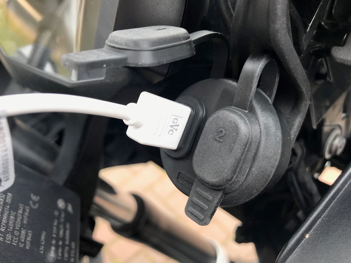 motorcycle usb weatherproof power socket