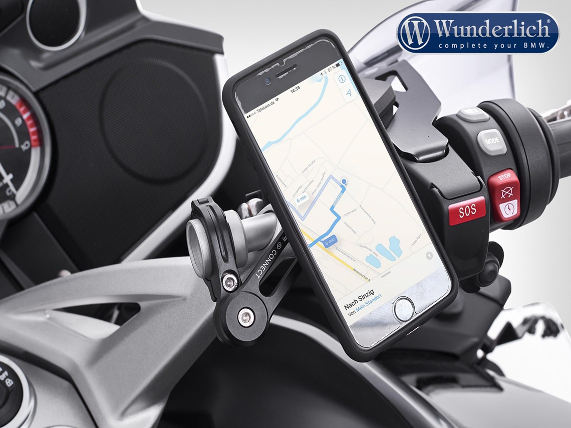 Wunderlich phone adapter for SP-Connect fitment on stub ...