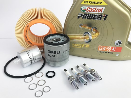 Service Kit (WITH OIL) twin spark plugs R1150GS/1150Adv, R1150R/RS/RT and more