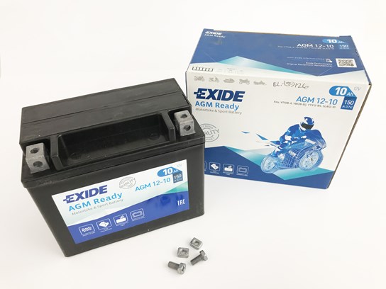 Exide battery for S1000XR (all years), F750GS/850GS/Adventure, F900R/XR