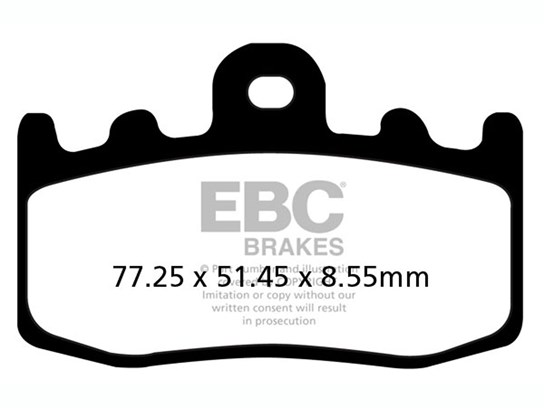 EBC HH rating disc pads for BMW's (pair - front)
