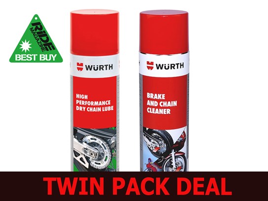 Wurth Chain Lube with Wurth Brake and Chain Cleaner