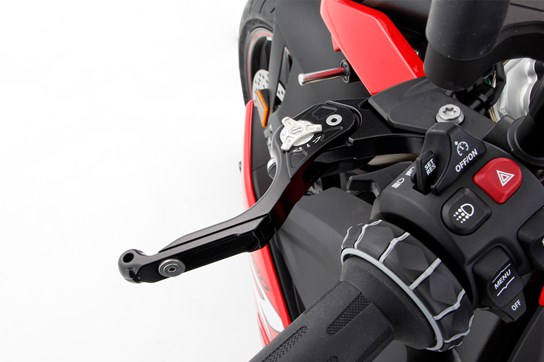 Wunderlich Vario clutch lever (black) F750GS, F850GS, F900XR. S1000XR (2020 on) and more