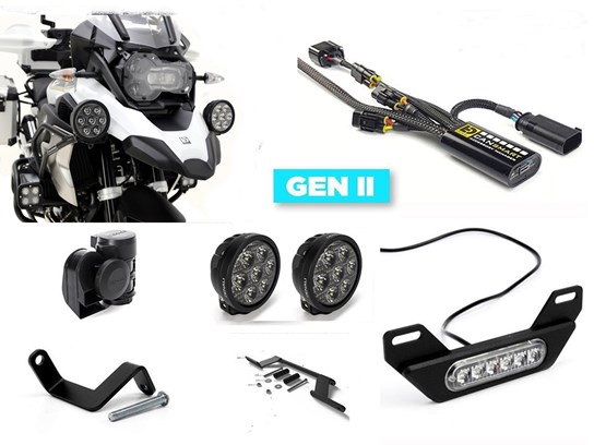 Denali Complete Gen II CanSmart D7 Kit (lighting, horn and rear light) R1200GS LC, R1250GS