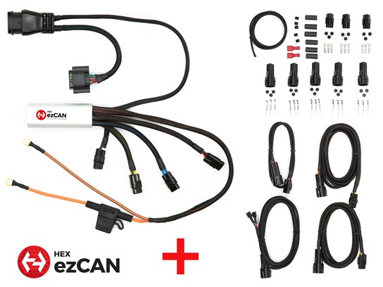 HEX GEN II ezCAN Combo with wiring F750GS/850GS, F900XR, S1000XR (all years), K1600 series, late R NINE T
