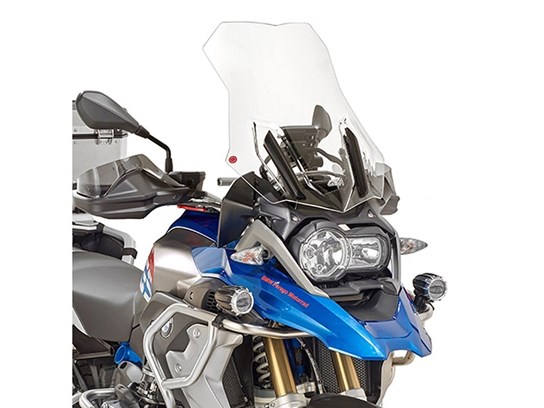 GiVi Highflow screen (NO SCREEN BRACE INCLUDED) R1200GS LC (2016 on), R1200 Adventure LC (2016 on), R1250GS clear