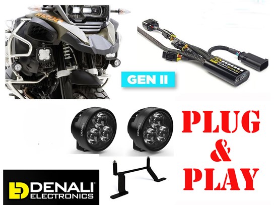 Denali Spotlights ONLY Gen II CanSmart D3 Kit - R1200Adventure LC