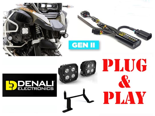 Denali Spotlights ONLY Gen II CanSmart D4 Kit - R1200Adventure LC