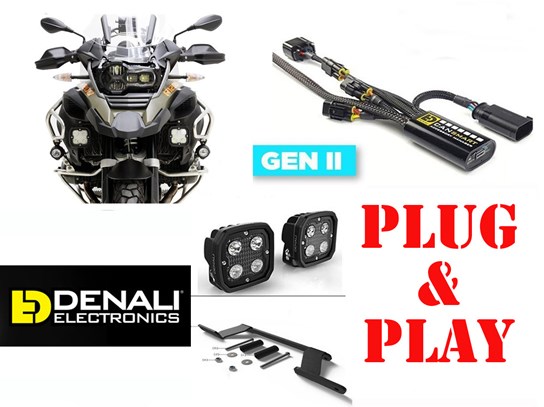 Denali Spotlights ONLY Gen II CanSmart D4 Kit - R1250 Adventure
