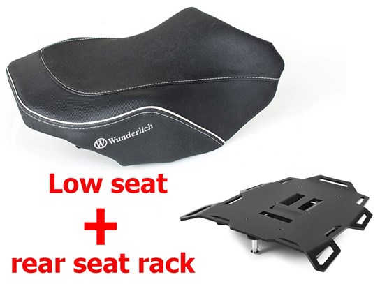 Wunderlich seat and rack Combo R1200GS LC/Adv LC/1250GS/Adventure LOW SEAT