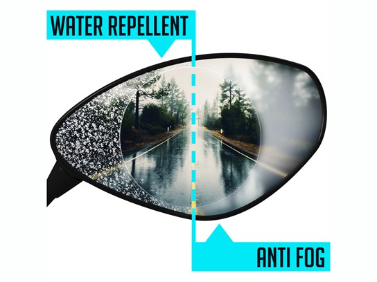 Clear View Water Repellent and Anti Fog mirror inserts F750GS, F850GS, R1200GS LC, R1200 Adventure LC, R1250GS, R1250 Adventure