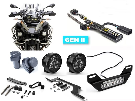 Denali Complete Gen II CanSmart D3 Kit (lighting, horn and rear light) R1250 Adventure (NO adaptive headlight)