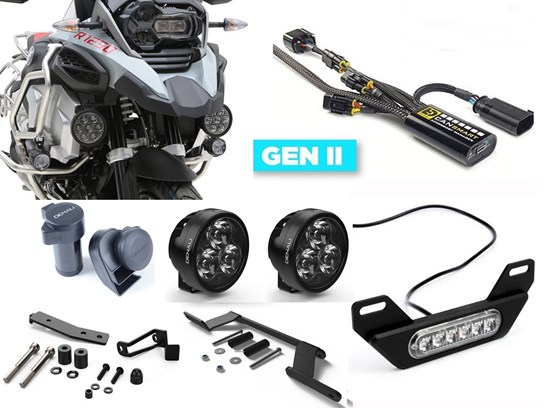 Denali Complete Gen II CanSmart D7 Kit (lighting, horn and rear light) R1250 Adventure (NO adaptive headlight)