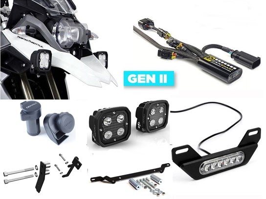 Denali Complete Gen II CanSmart D4 Kit (lighting, horn and rear light) R1250GS (WITH adaptive headlight)