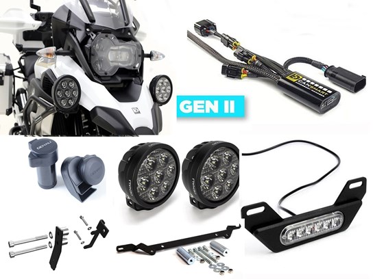 Denali Complete Gen II CanSmart D7 Kit (lighting, horn and rear light) R1250GS (WITH adaptive headlight)