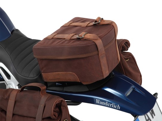 Wunderlich Mammut rear bag for passenger luggage carrier brown