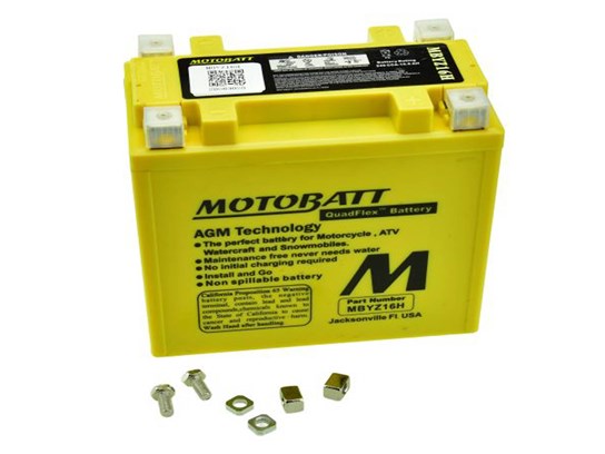 Motobatt 20% MORE CRANKING POWER battery for R1200GS/Adv/R/RS, R1250GS/Adv/R/RS, R NINE T , R1300GS and  more