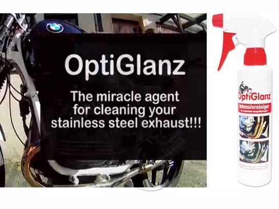 OptiGlanz Biodegradable Stainless Steel cleaning solution 250 ml
