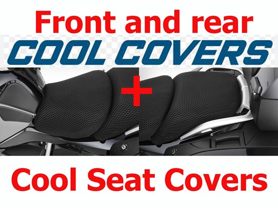 Cool Cover Seat Cover COMBO - R1200RT LC, R1250RT FRONT AND REAR