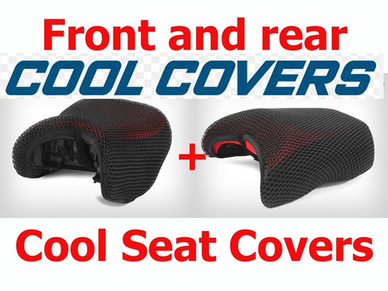 Cool Cover Seat Cover COMBO - R1200R LC/1200RS LC, R1250R/RS FRONT AND REAR