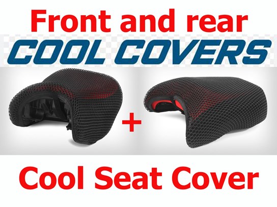 Cool Cover Seat Cover COMBO - R1200GS LC/1200 Adventure,R1250GS/Adventure FRONT AND REAR