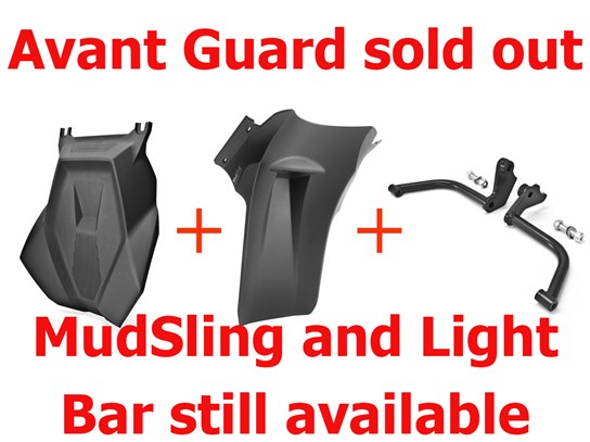 MachineArt MudSling®, AvantGuard and spotlight brackets - R1200RS LC, R1200R LC 2015 on