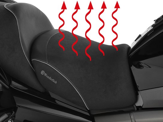 Wunderlich ACTIVE COMFORT seat K1600GT - front (HEATED and with Gel Insert) STANDARD HEIGHT