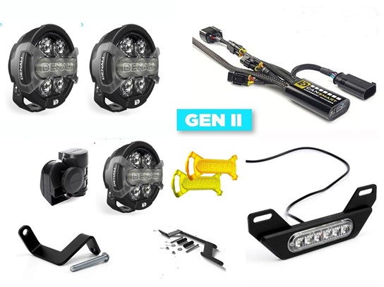 Denali Complete Gen II CanSmart D7 PRO Kit (lighting, horn and rear light) R1250 Adventure (2019 on)