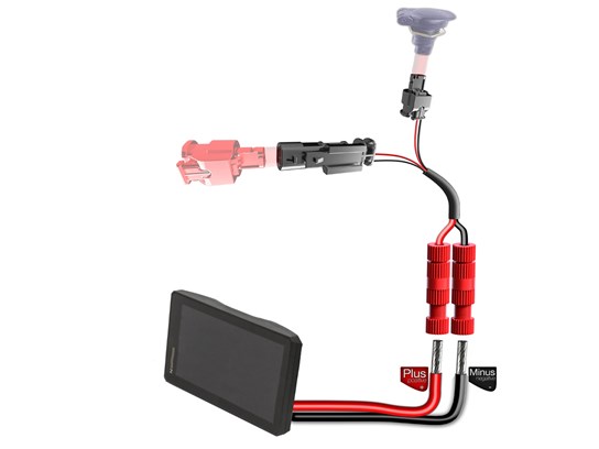 Wunderlich Quick Connect cable set for GPS, phone or camera