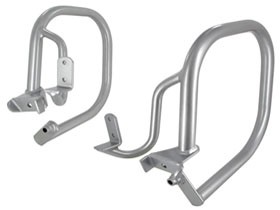 Wunderlich rear bars - silver finish - R1200RT to 2013
