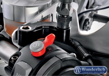Wunderlich mirror extenders - black (pair) - F650 twin, F700GS/750GS, F900R/XR, S1000XR all years,F800GS/R/850GS, R1200GS/R, R1200GS LC, R1250GS, S1000R, R NINE T and more
