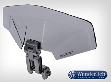 Wunderlich Ergo screen extension 3D - tint  R1200GS/Adv LC, R1250GS/R,  R1300GS, F700GS/800 Adventure and more