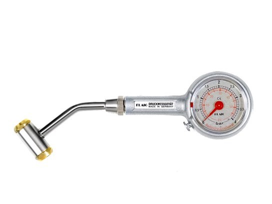 Flaig tyre pressure gauge and T adaptor