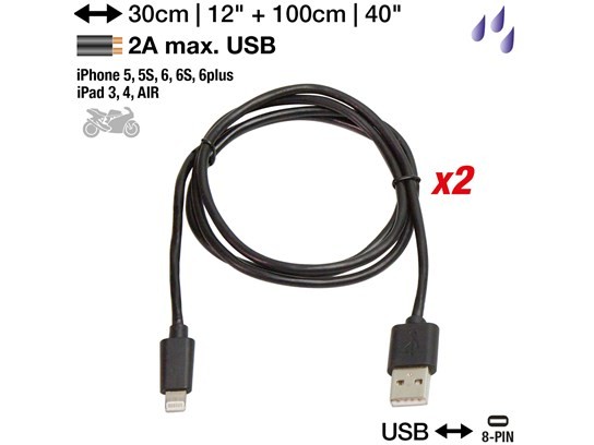 OptiMate USB cable kit - I-8PIN (APPLE)