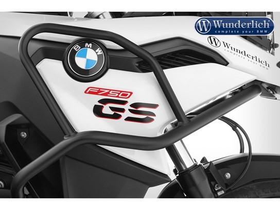 Wunderlich upper engine bars F750GS (all years) F800GS (2024 on) black