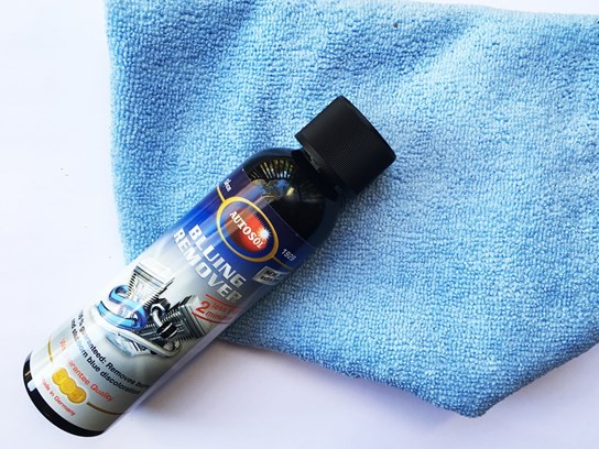 Autosol Bluing Remover and Microfibre Cloth