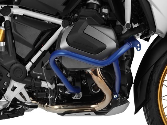 Wunderlich engine bars R1250GS 2018 on, R1250R  (HP blue on stainless)