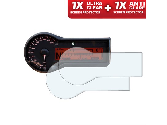 Speedo Angels R1200R LC/RS LC and R1250R/1250LC Dashboard Screen Protector - Anti-Glare x 1 Ultra-clear x 1