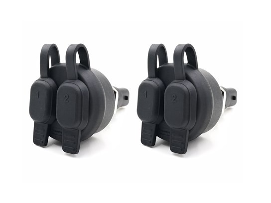 Nippy Normans dual USB socket for BMW motorcycles (PLUG AND PLAY) - twin pack