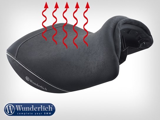 Wunderlich ACTIVE COMFORT  rider seat R1200RT LC, R1250RT with seat heating and gel insert (low)