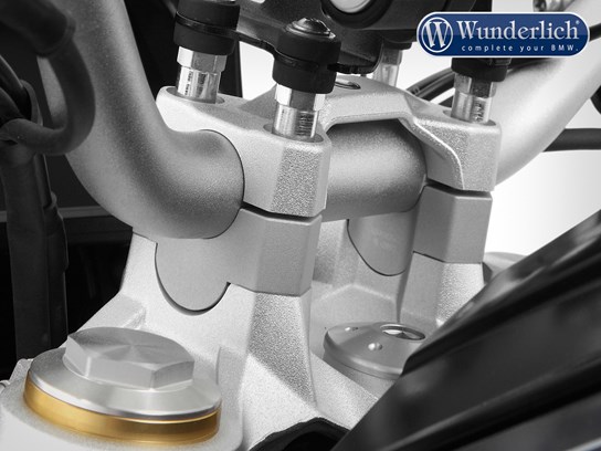 Wunderlich handlebar risers (20mm) F850GS, F850 Adventure,  F900R/XR for models with the BMW GPS fitted